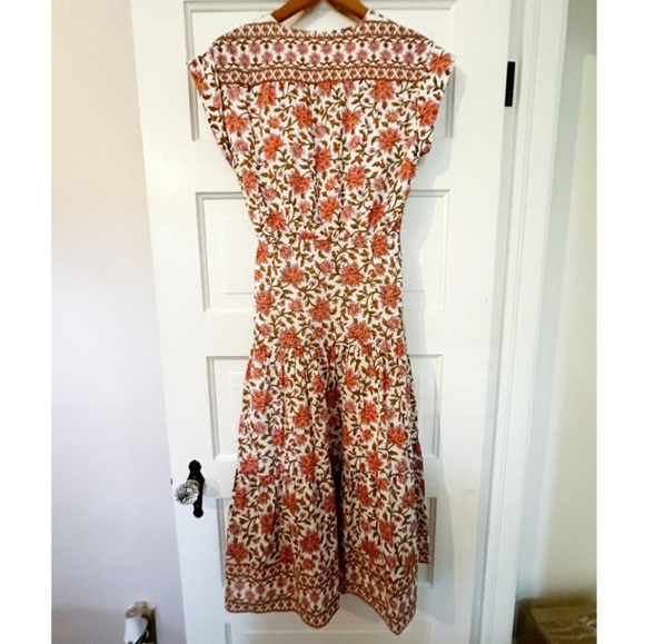 Veronica Beard Lexington Belted Floral Cotton Dress Size 4 NEW WITH TAG - Picture 6 of 6